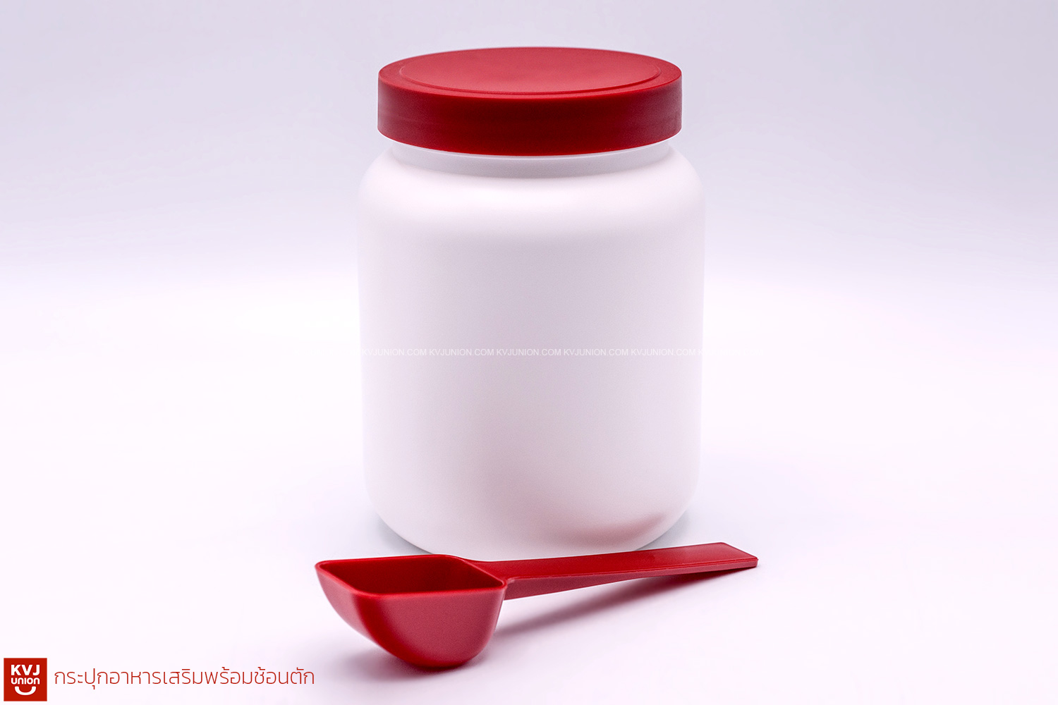 กระปุกอาหารเสริมพร้อมช้อนตัก